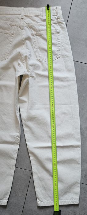 Białe jeansy Zw Ankle Zara 36