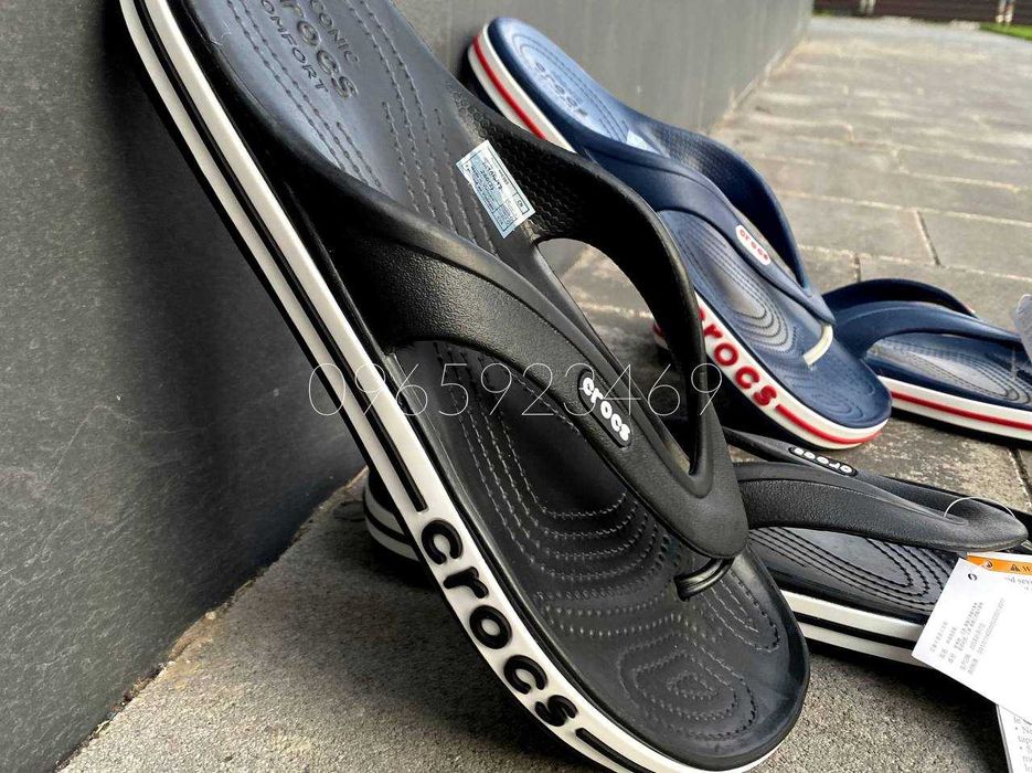 Оригінал! Вєтнамки Crocs bayaband Flip чоловічі крокси шлепанци 36-44р