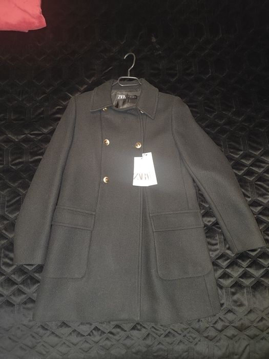 Płaszcz Zara czarny S