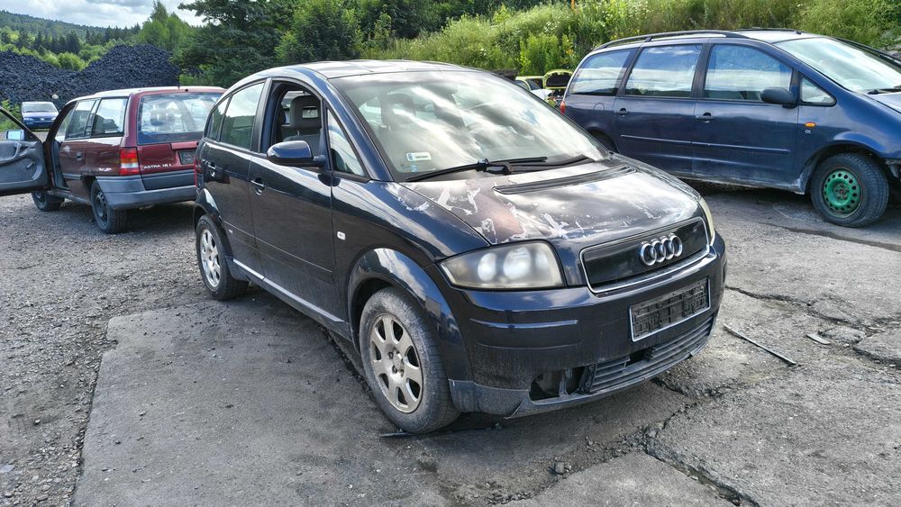 Audi A2 1.4 5F5F, Drzwi tylne lewe prawe, Części FV Transport/Dostawa