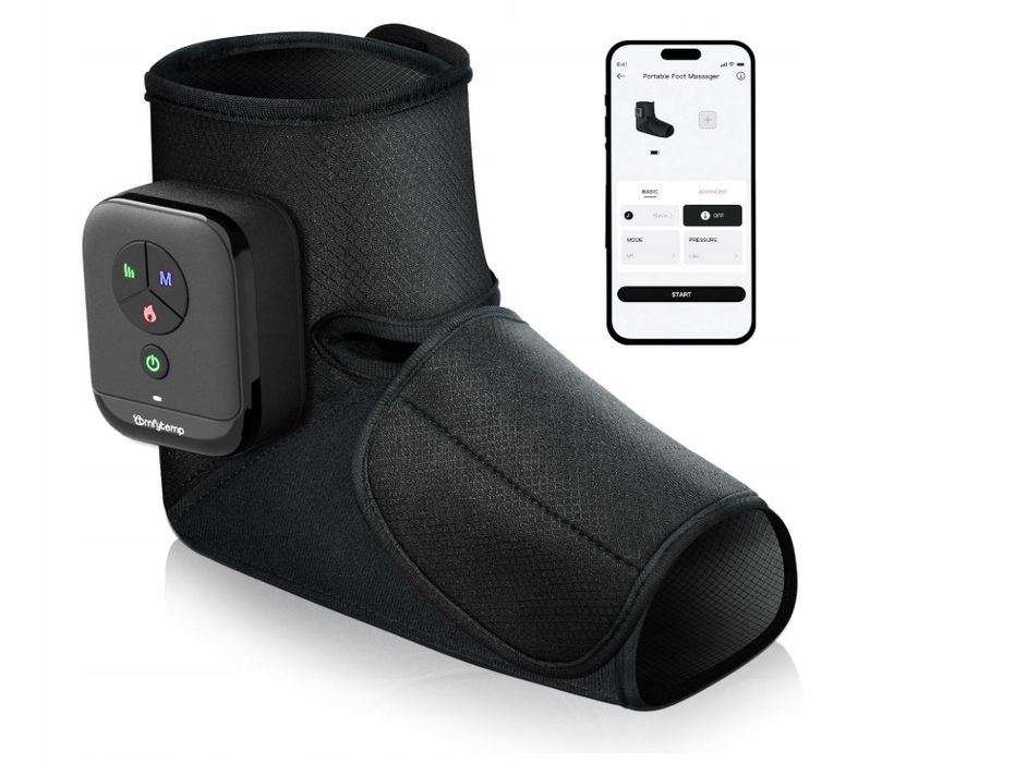 Comfytemp Bezprzewodowy Masażer Stóp Z Ciepłem I Kompresją Powietrzną