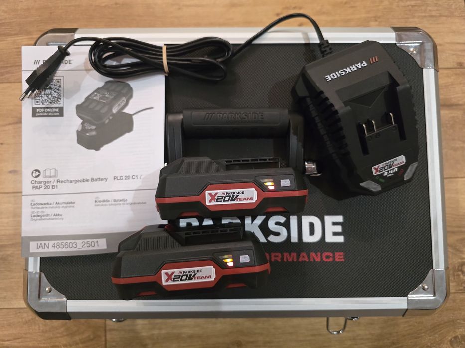 Bateria akumulator parkside 20V 2ah ładowarka