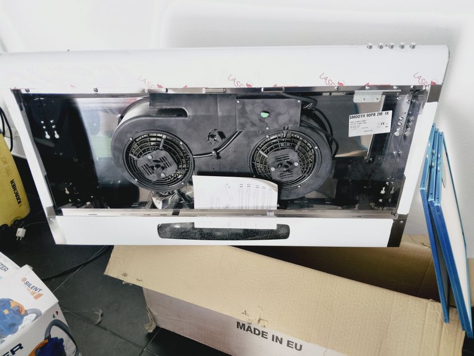 Exaustor Tecnogas 90cm inox 2 motores NOVO