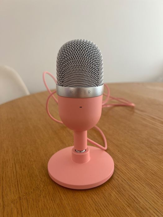 Microfone Razer mini Rosa