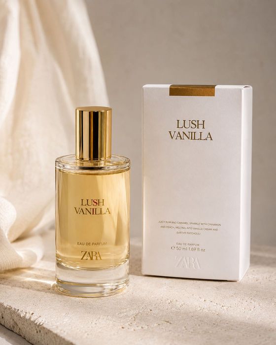 Perfume LUSH VANILLA da ZARA 50ml - usado uma vez apenas!