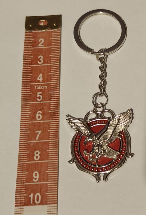 Metalowy Błyszczący Brelok Orzeł