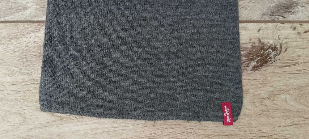 Шарф Levi's сірого кольору акрил чоловічий / унісекс Італія