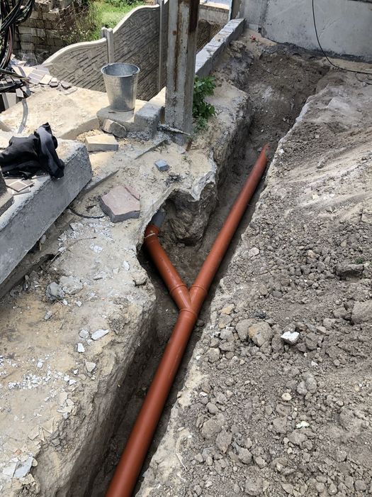 Септик под ключ, сливная яма под ключ, монтаж водопровода/канализации