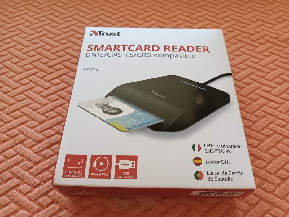 NOVO Leitor Cartão Cidadão Trust Primo  Smartcards DNI