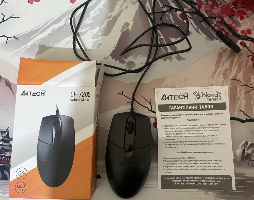 Миша a4Tech op-720S