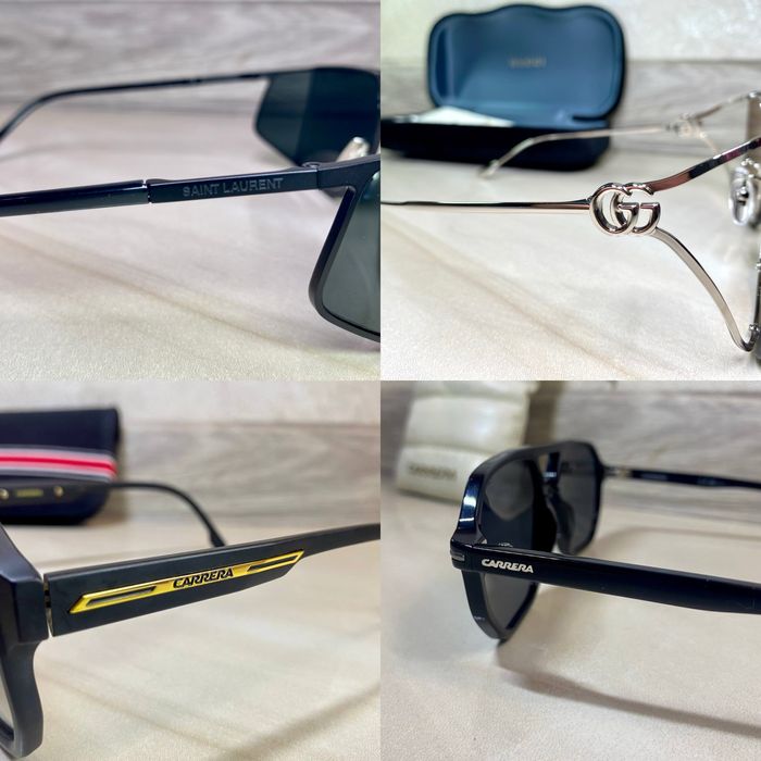 Стильні брендові сонцезахисні окуляри від YSL, Gucci та Carrera
