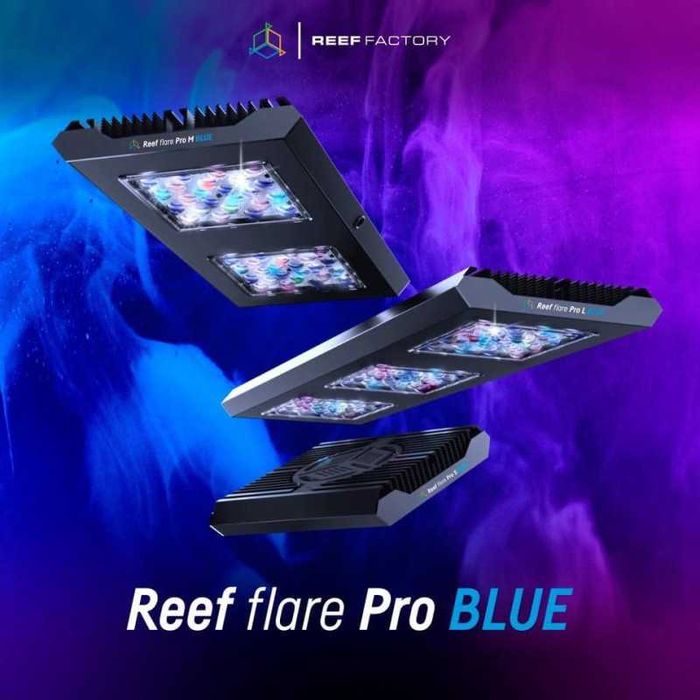 Iluminação LED para aquario Reef Flare PRO Full NOVO