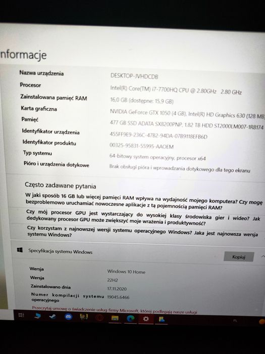 Lenovo Y520 - 15IKBN
