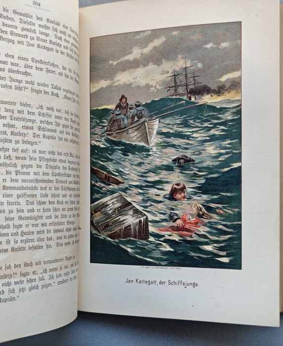 Książka antykwaryczna Deutscher Jugendfreund 1890 rok, 45 tom