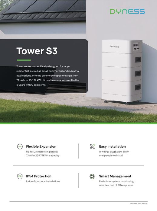 Dyness Tower TS21 (21,31 kWh) - wysokonapięciowy magazyn energii