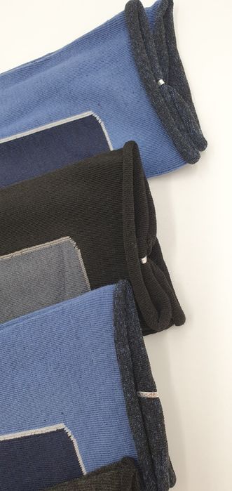 Bezuciskowe bawełniane skarpetki męskie skarpety bawełna 85%mix pakiet