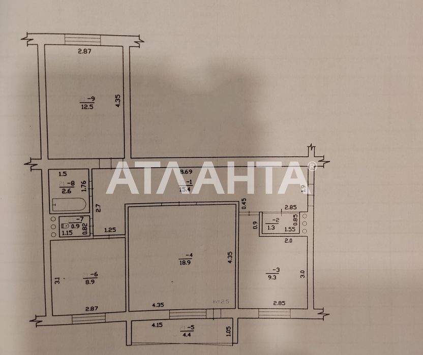 Продается квартира с видом на море.