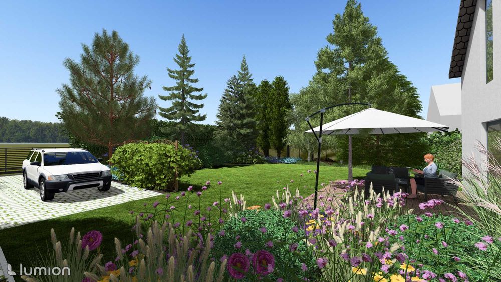 Projekt ogrodu z wykonaniem