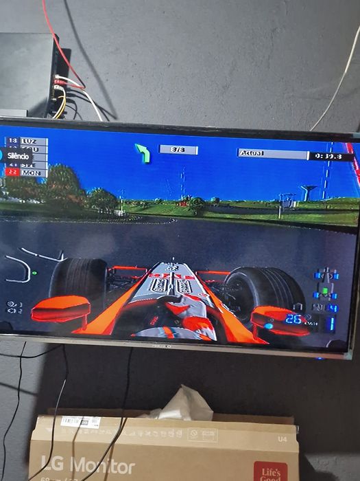 PlayStation 2 Fat (PS2) + 2 comandos + cartão de memória — Funciona!