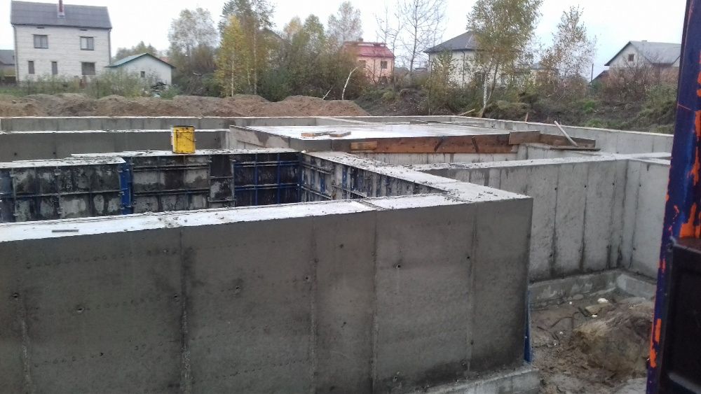Фундамент,басейн, колони бетонні (монолітні) перекриття,підпірні стіни