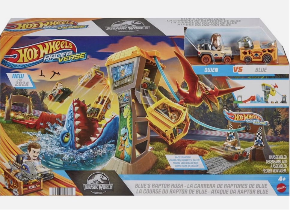 Hot Wheels Jurassic World RacerVerse Track Set – гоночний трек