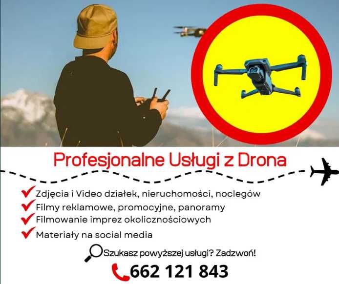 Usługi Dron, Zdjęcia i Wideo z Drona, Inspekcja z Drona, Dron SZCZYTNO