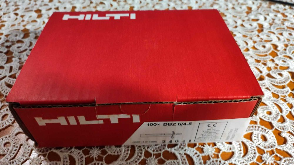 Kotwa dybel gwóźdź kołek klinowy DBZ6/45 HILTI do sufit podwieszanych