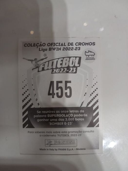 Cromo raro da liga 22/23