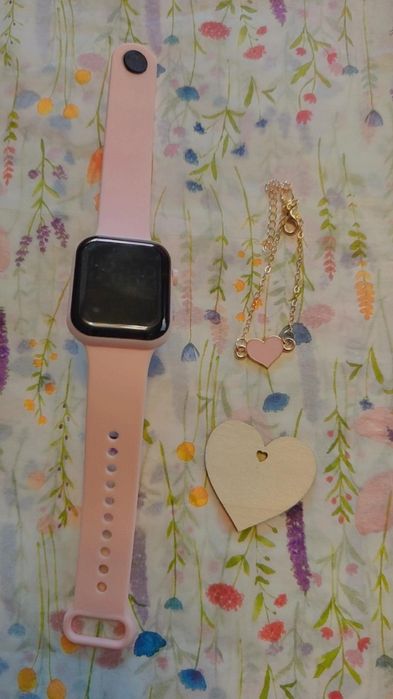 Conjunto: relógio digital, pulseira- dia dos namorados