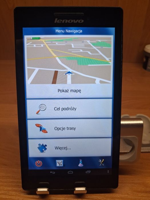 tablet lenovo  z wgrana nawigacją igo nowe mapy