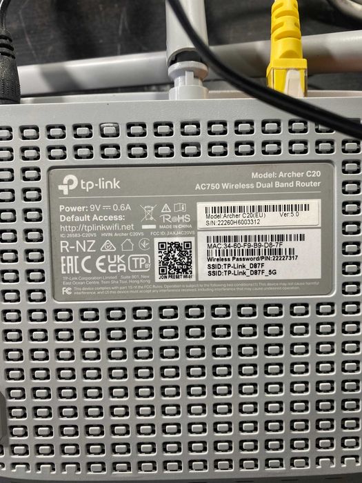 Router sem fios TP-LINK AC750