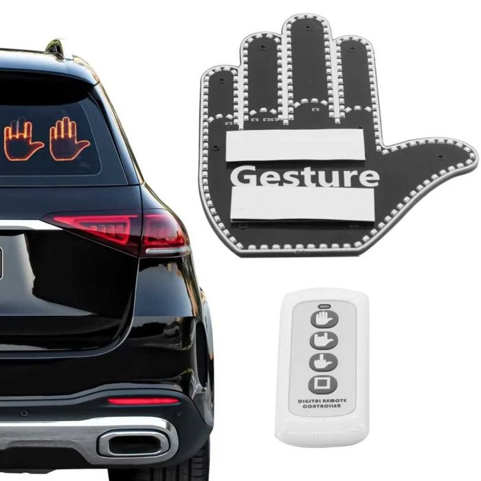Car Gesture Led Hand Рука з підсвіткою для автомобіля