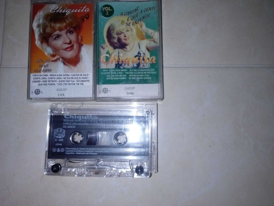 cassetes de musica Roberto Leal, Cantifelas e outros