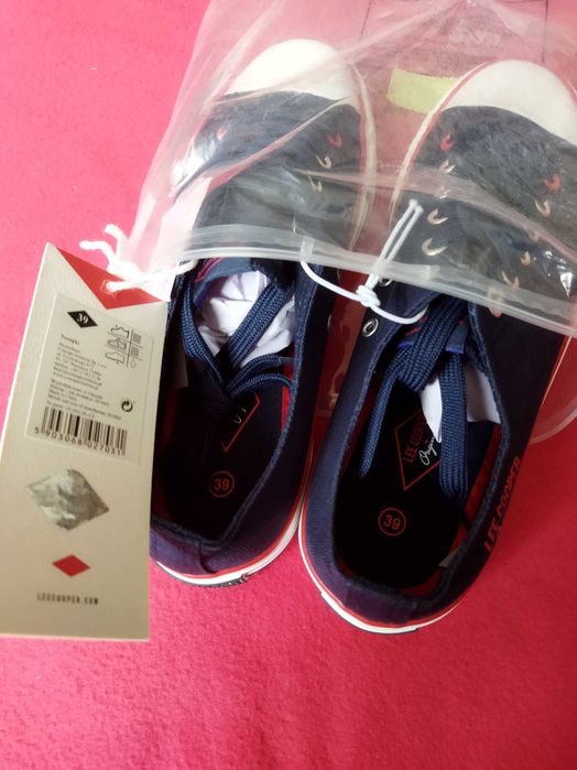 Trampki Lee Cooper roz 39 granatowe nowe trampeczki dla kobiet damskie