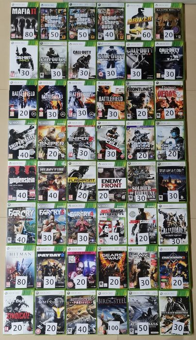 WYPRZEDAŻ Kolekcja Gry na Xbox Classic 360 One PL