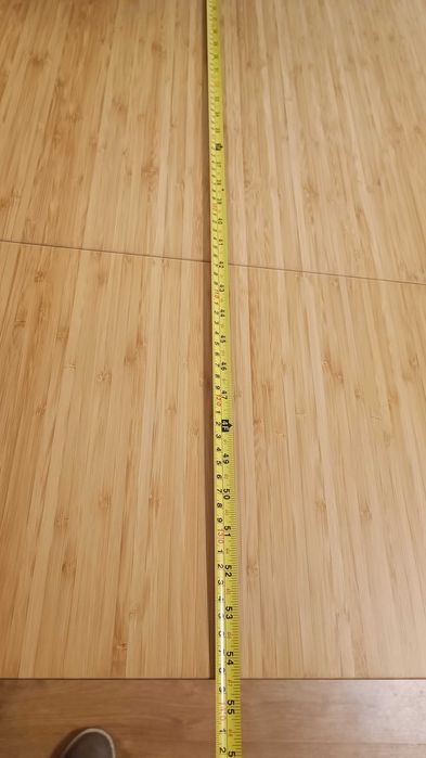 Mesa extensível IKEA bambu