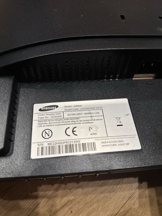 Монитор samsung 226BW