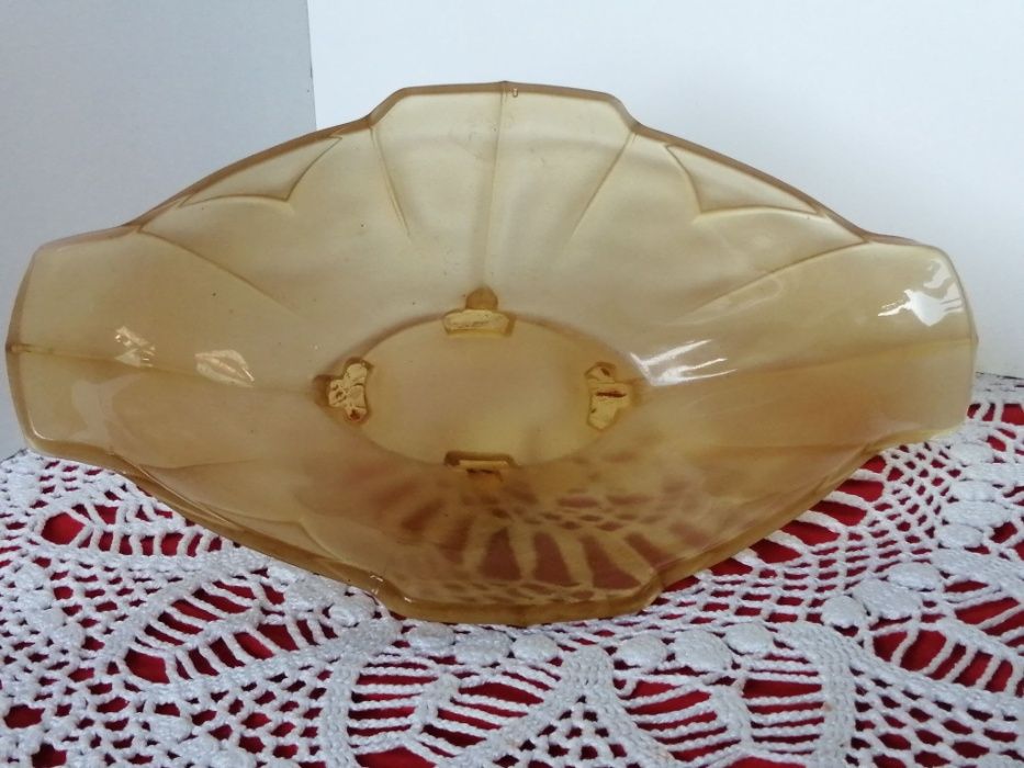 Stara Patera Żardiniera Szkło Kolorowe