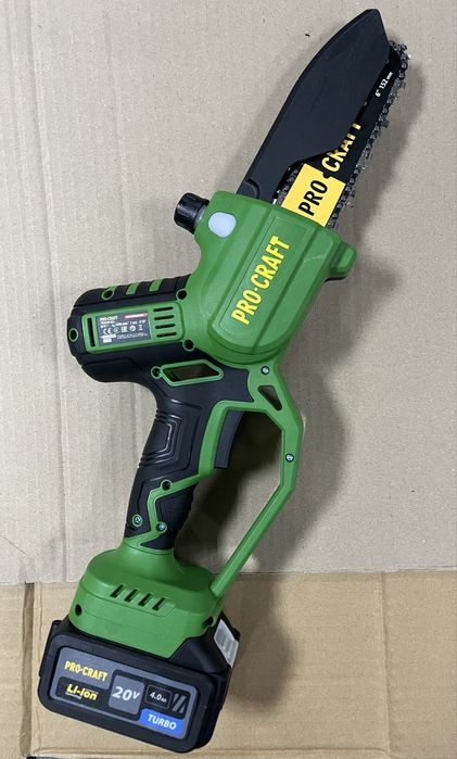 Акумуляторна пила PROCRAFT PKA32Li/ 2АКБ 4А таЗП/Маслонасо/шина15,20см