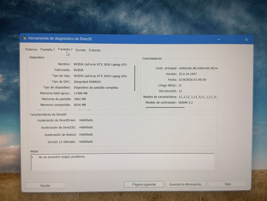 Victus Laptop Gaming HP 15-fa0022np / Intel i5-12450H / NVIDIA GeForce RTX 3050 4GB / 16GB RAM / 512GB SSD / 15,6” Full HD 144Hz / Windows 11