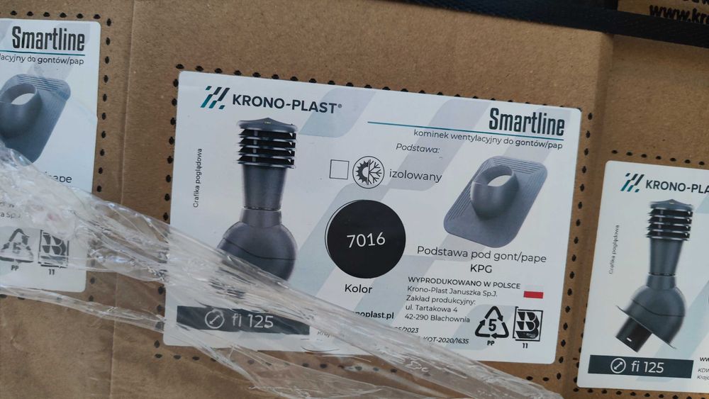 kominek wentylacyjny KRONO-PLAST Smartline fi125