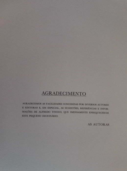 Pequeno dicionário de autores da língua portuguesa