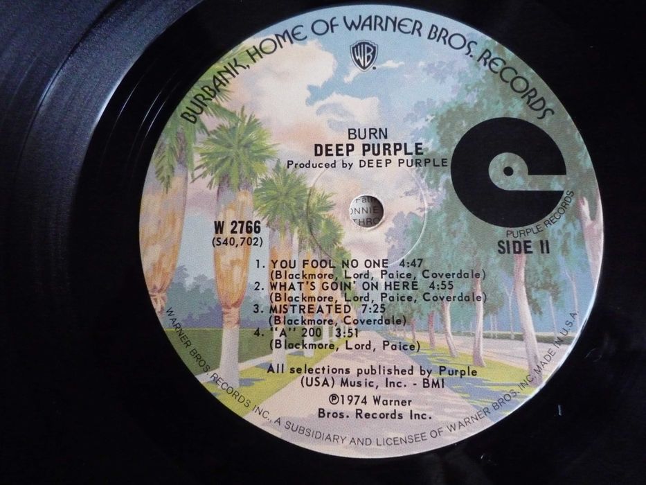 LP.Виниловый диск Deep Purple (USA)