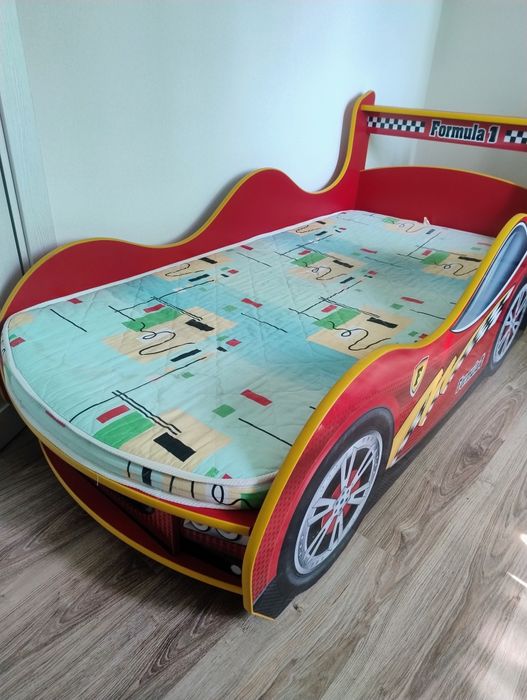 Дитяче ліжко машинка Formula 1