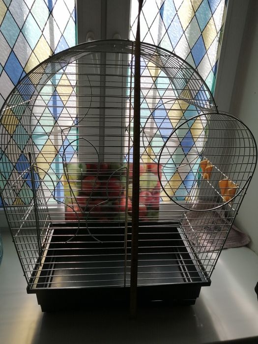 Продам велику клітку для папуги або будь-яких птахів.