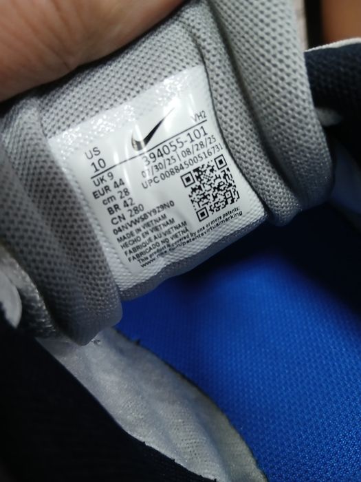 Чоловічі кросівки  Nike Initiator 394055-101 40 Білий/Сірий.42 42,5 43 44 44,5 45 45,5  .