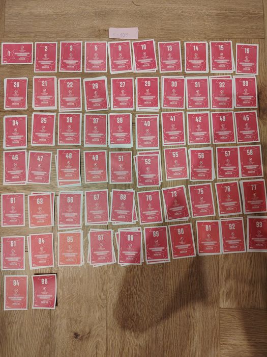 Naklejki Topps UEFA UCL 25/26 aktualizacja 26.07.2025r