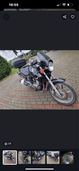 Honda CB 500 częsci licznik lampa kufer gmole lagi zbiornik