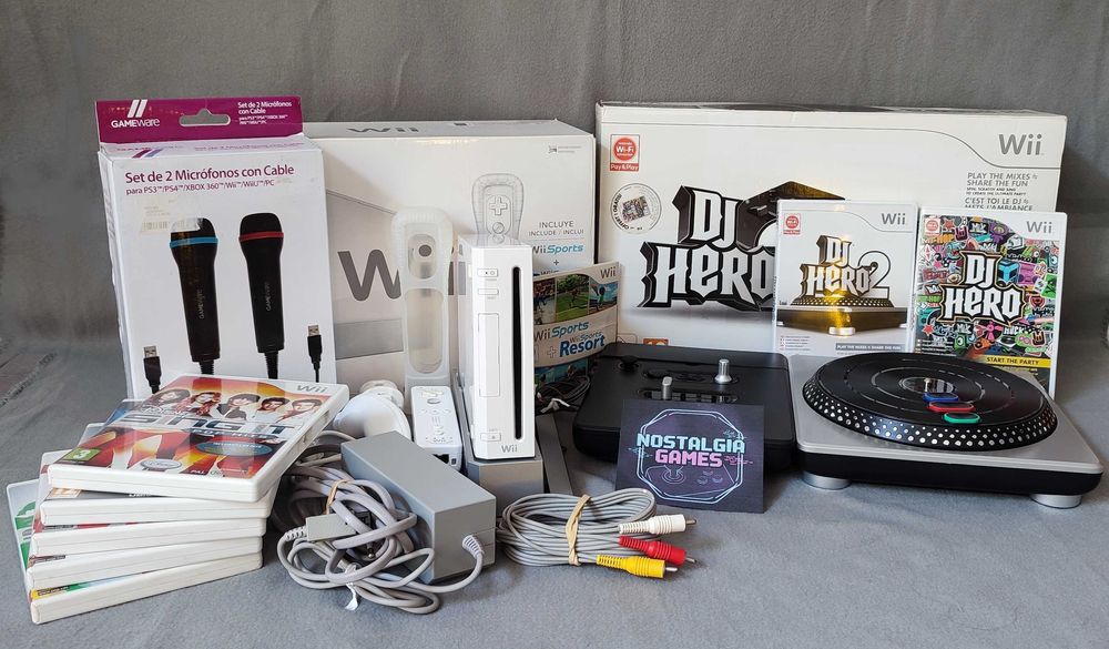 Nintendo Wii ( pack diversão/musica )