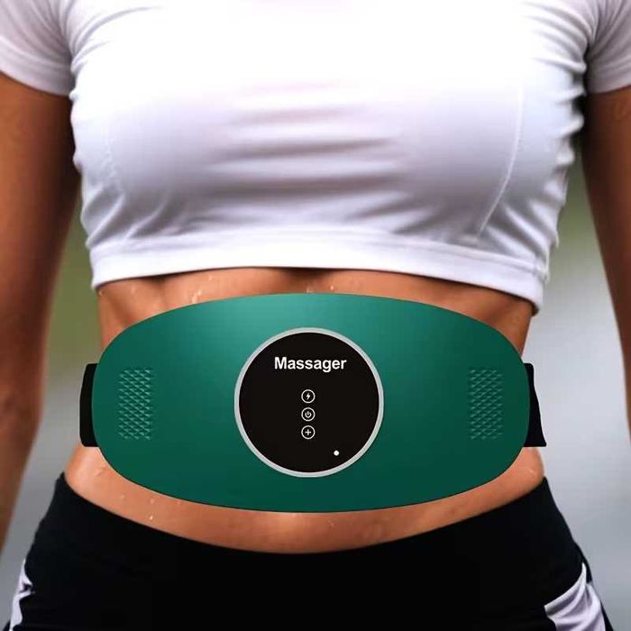 Eletroestimulador. Massagem. LED, 9 níveis de intensidade. USB. Novo.